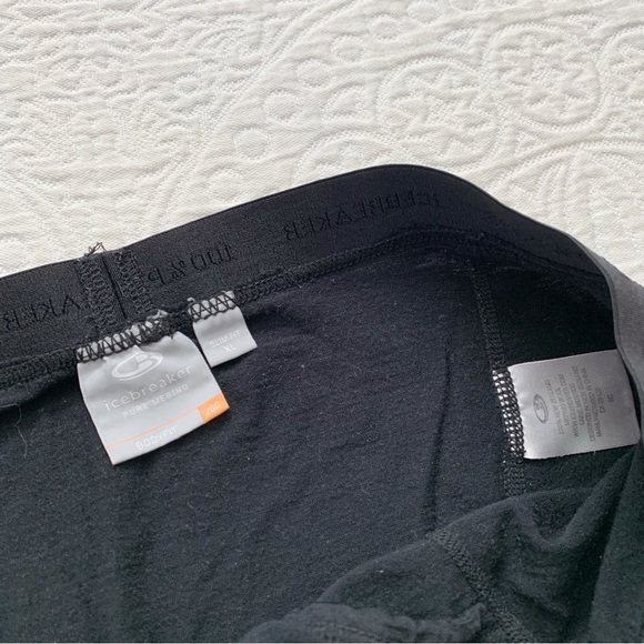 Icebreaker Men's Bodyfit 200 Merino Wool Thermal‎ Leggings, Black - Picture 4 of 4